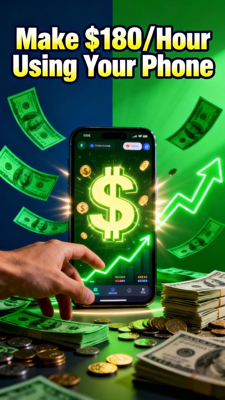 Make $180/Hour Using Your Phone