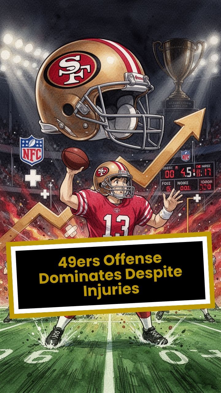 49ers Offense Dominates Despite Injuries