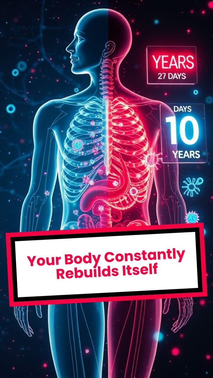 Your Body Constantly Rebuilds Itself