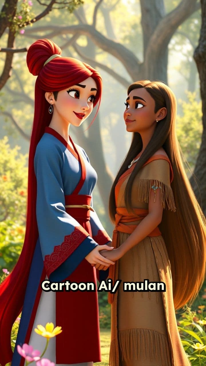 Mulan and Pocahontas: A Family Reunion