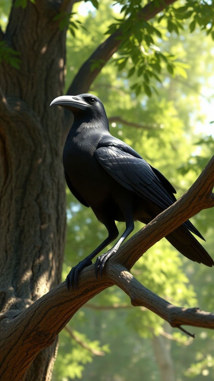 कौए की मूर्खता और उसकी सीख