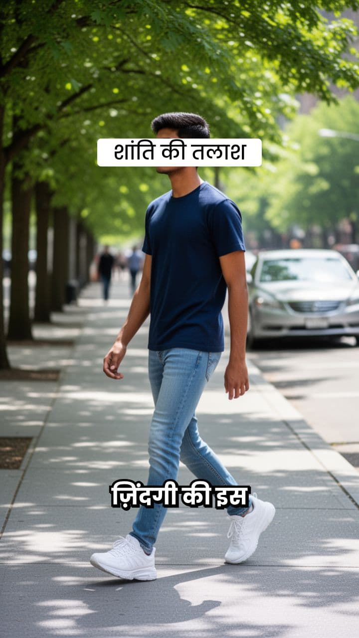 A Calm Walk in the City