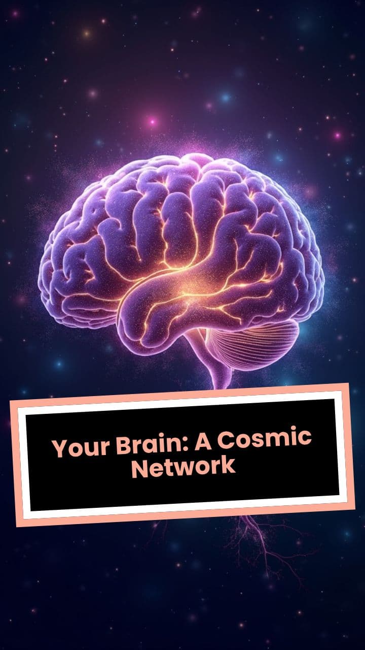 Your Brain: A Cosmic Network