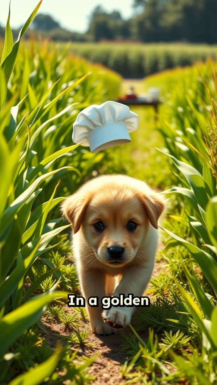 Puppy's Cornfield Culinary Adventure