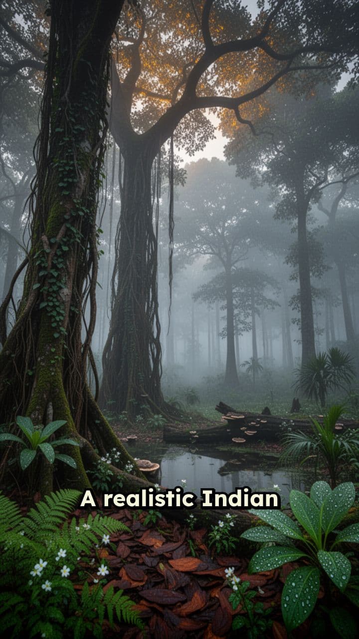 Morning Walk in the Indian Jungle