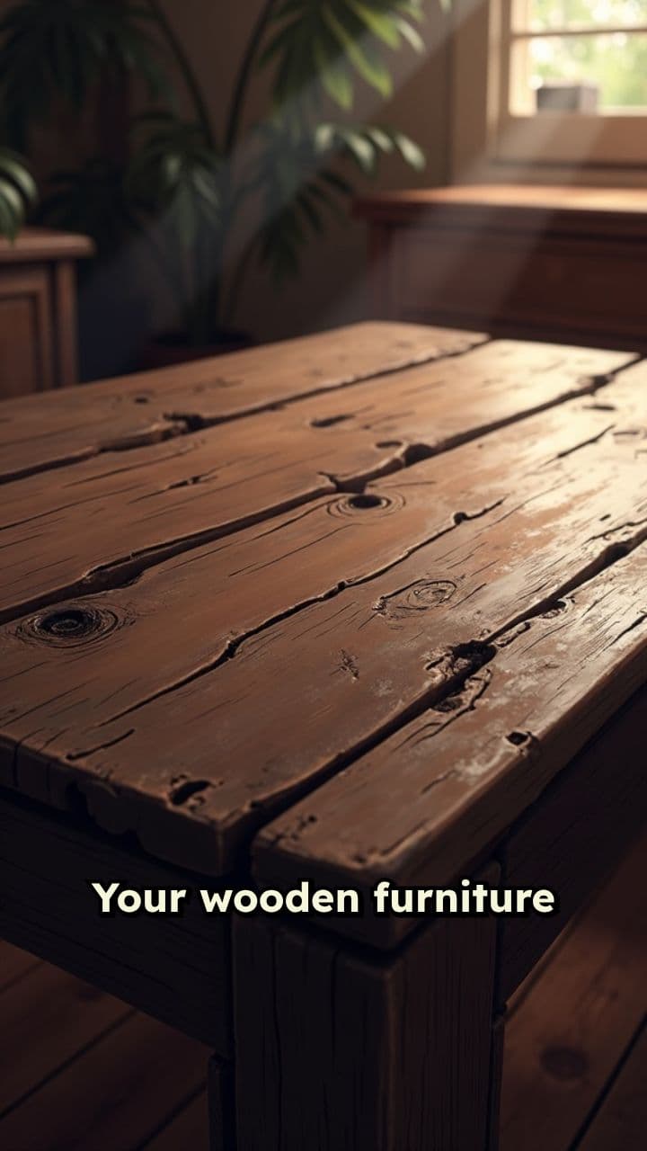 Quick Fix for Wooden Furniture Scratches
