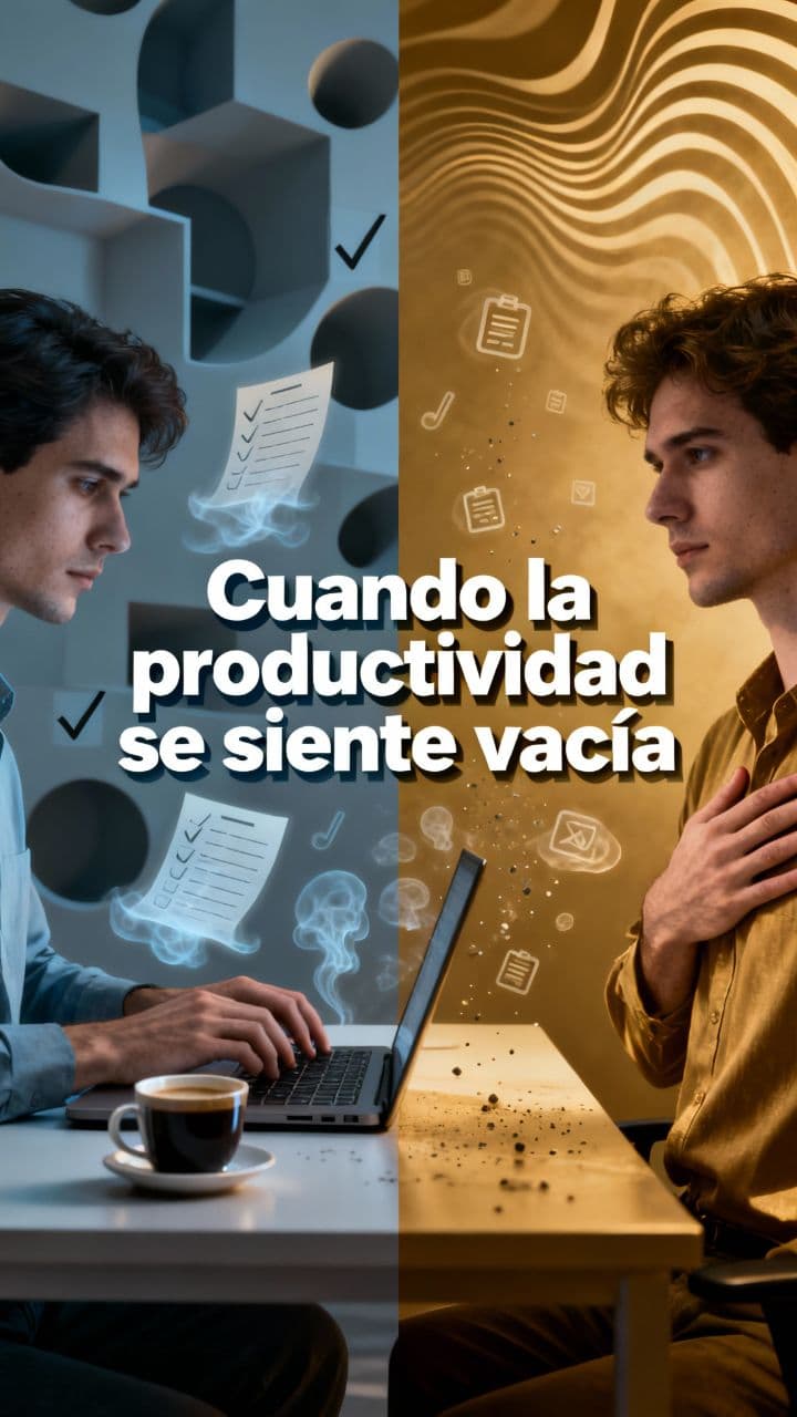 Cuando la productividad se siente vacía