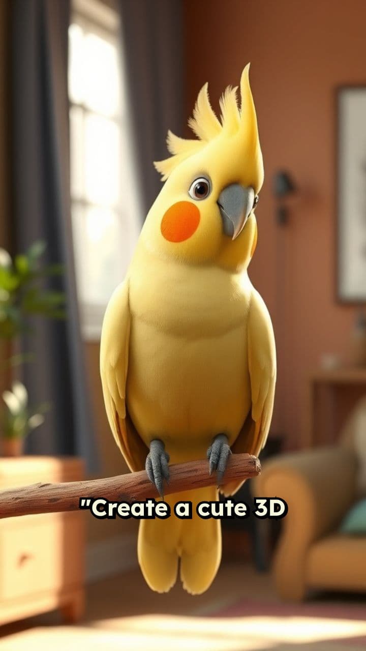 Sleepy Limo the Cockatiel