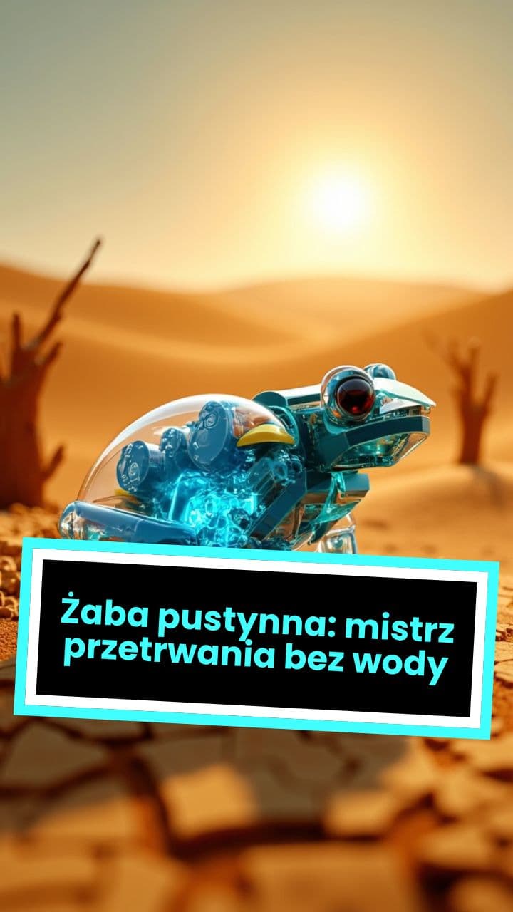 Żaba pustynna: mistrz przetrwania bez wody