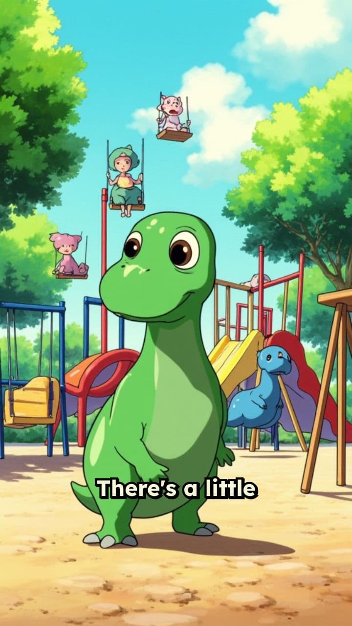 Dino's Colorful Friendship