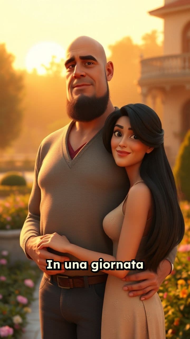 Una proposta d'amore al tramonto