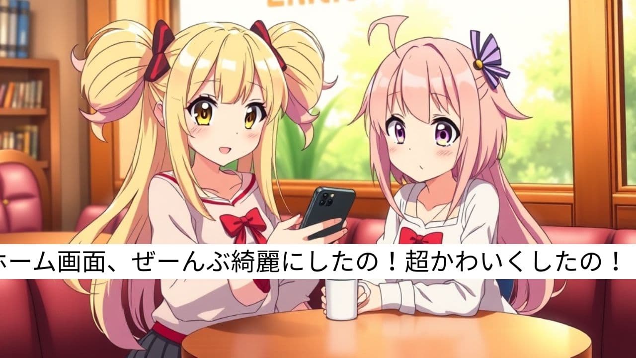 友達のスマホ画面を見せ合う！