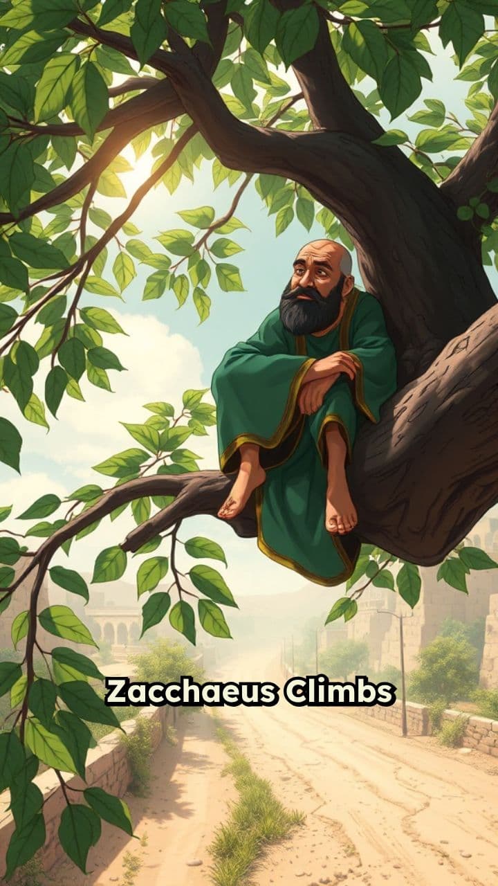 Zacchaeus Meets Jesus in Jericho