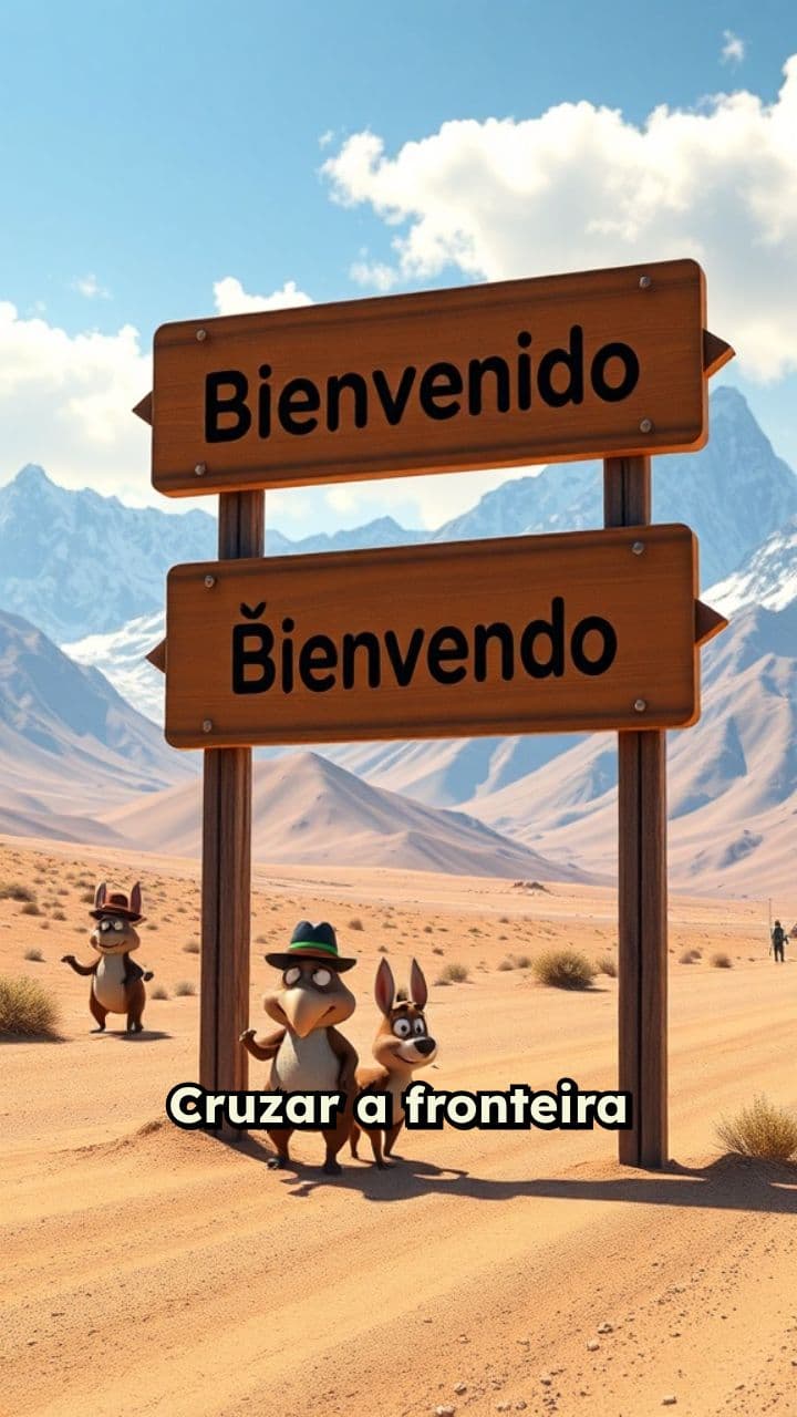 A corrida maluca na fronteira Argentina-Chile