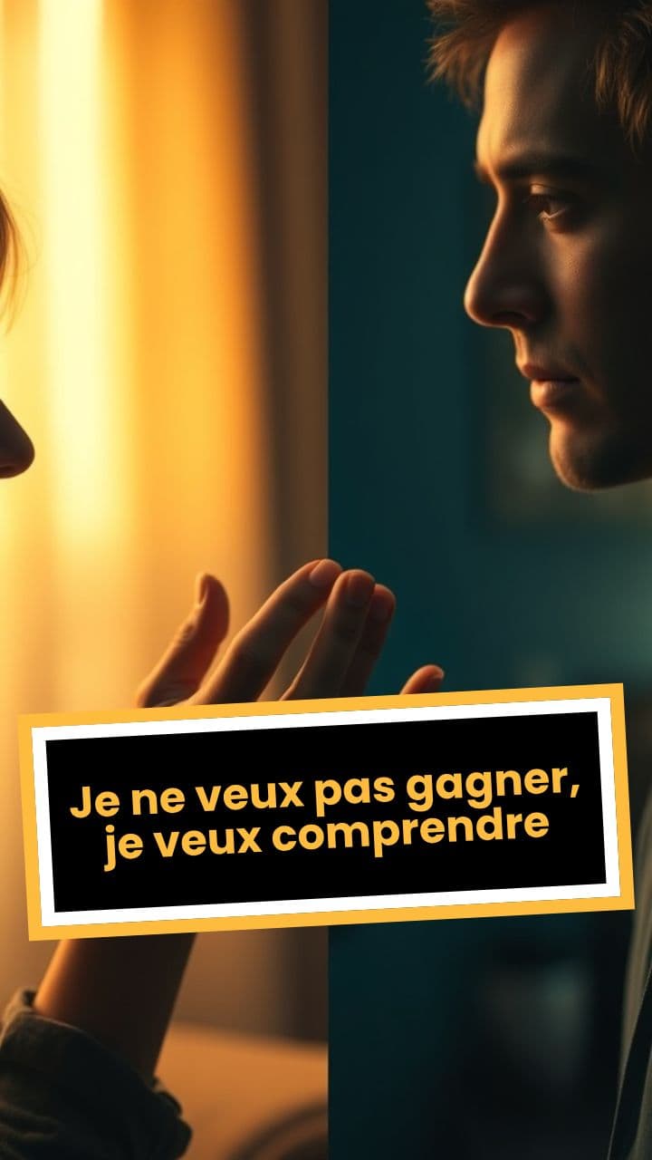 Je ne veux pas gagner, je veux comprendre