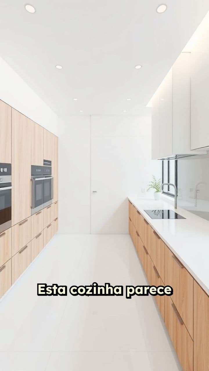 Cozinha Minimalista com Engenharia Avançada