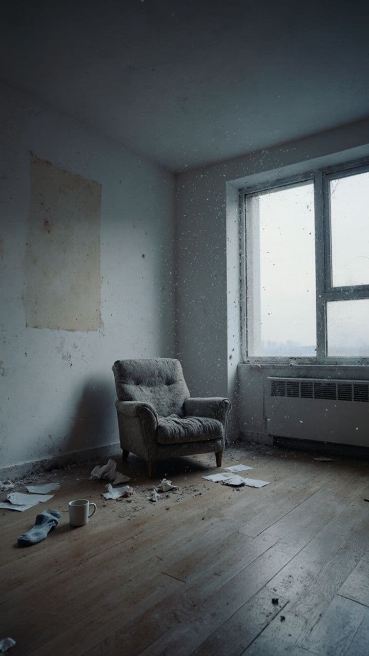 In der leeren Wohnung