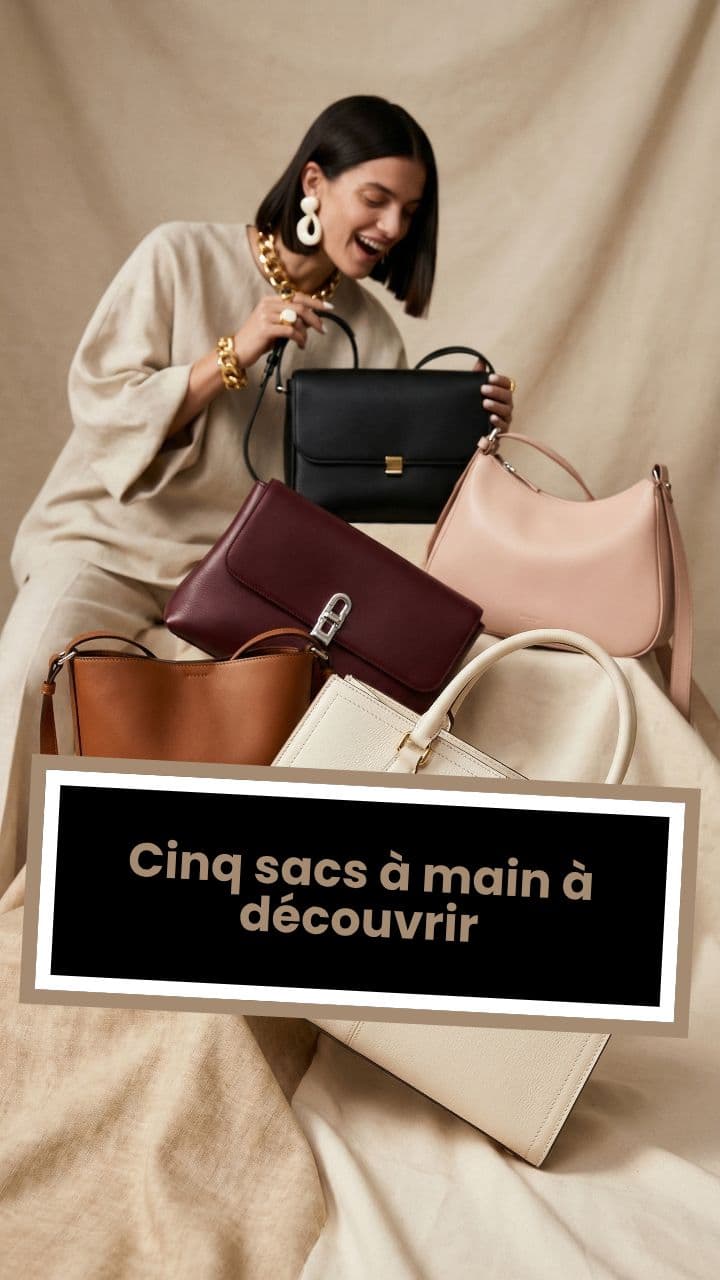 Cinq sacs à main à découvrir