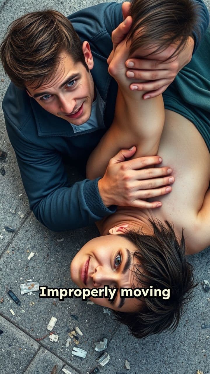 Avoid Moving Injured Persons After Accidents