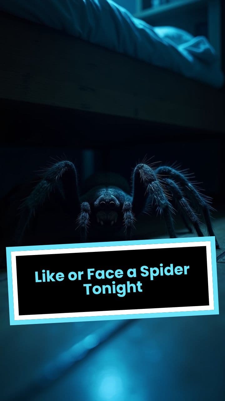 Like or Face a Spider Tonight