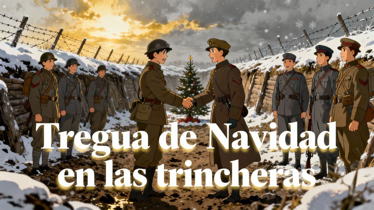 Tregua de Navidad en las trincheras