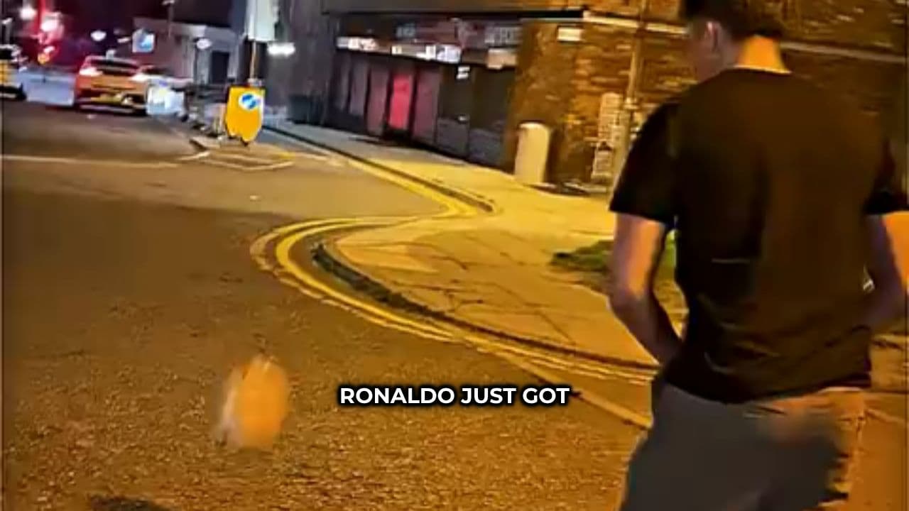 Ronaldo Spotted in Unexpected Moment