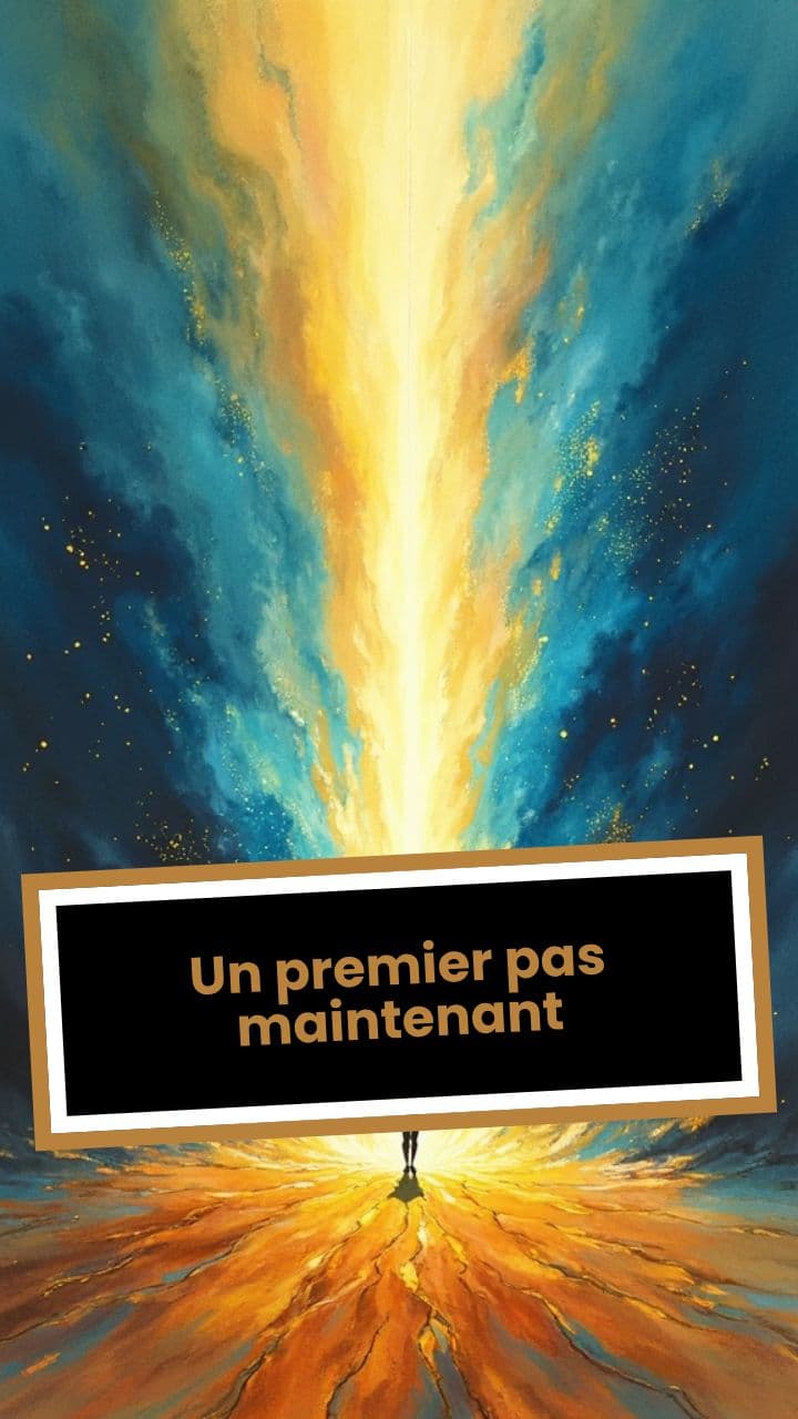 Un premier pas maintenant