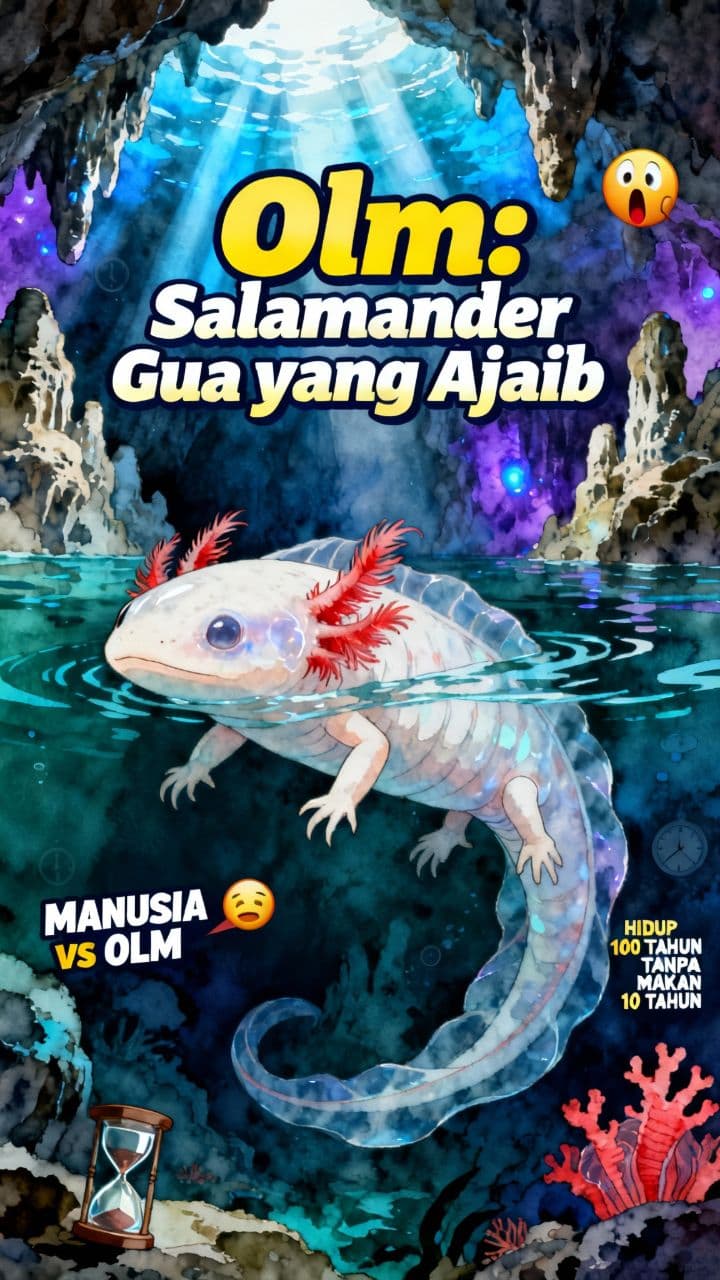Olm: Salamander Gua yang Ajaib