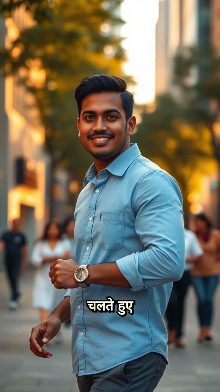 चलते हुए वीडियो निर्माण