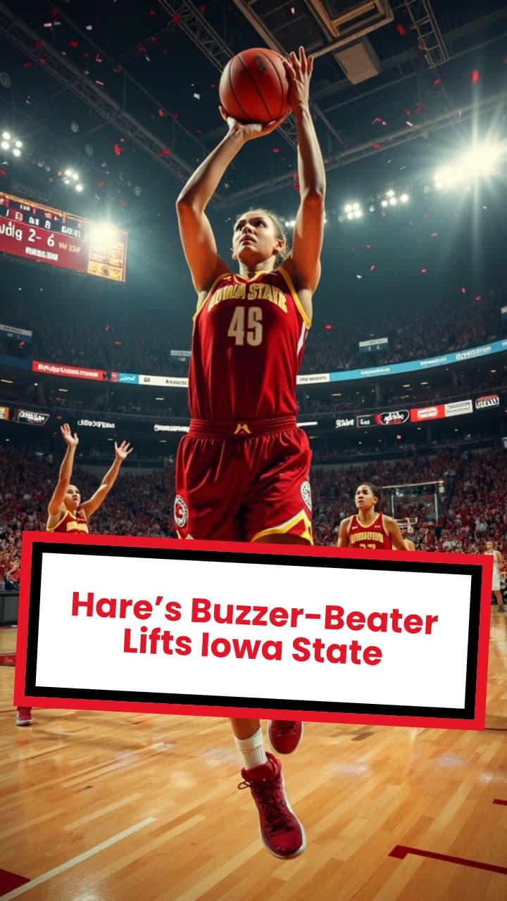 Hare’s Buzzer-Beater Lifts Iowa State