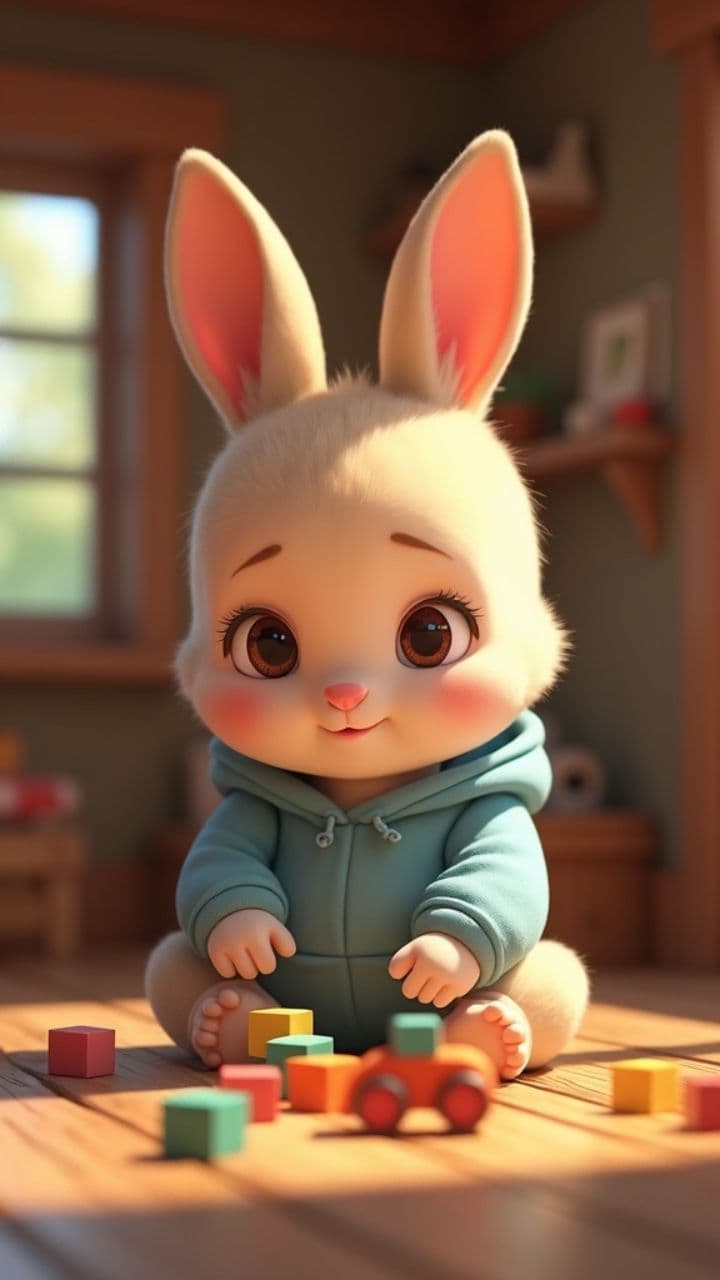 बच्चा-खरगोश का नया घर