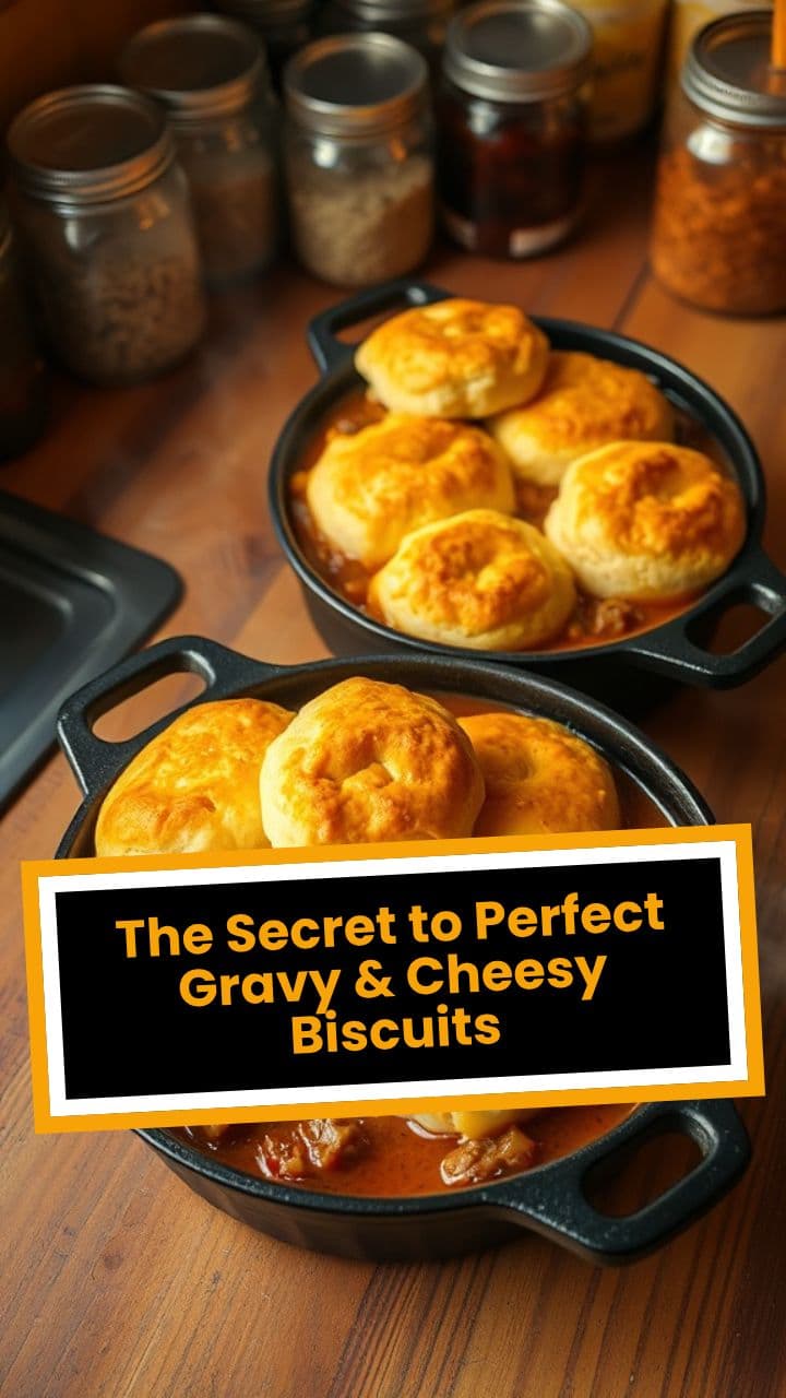 The Secret to Perfect Gravy & Cheesy Biscuits