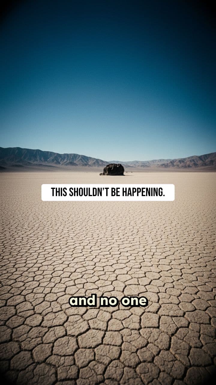 The Sailing Stones Mystery