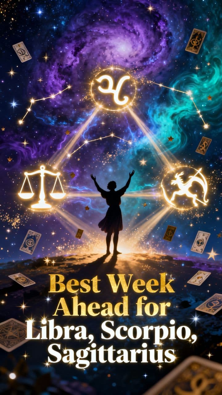 Best Week Ahead for Libra, Scorpio, Sagittarius