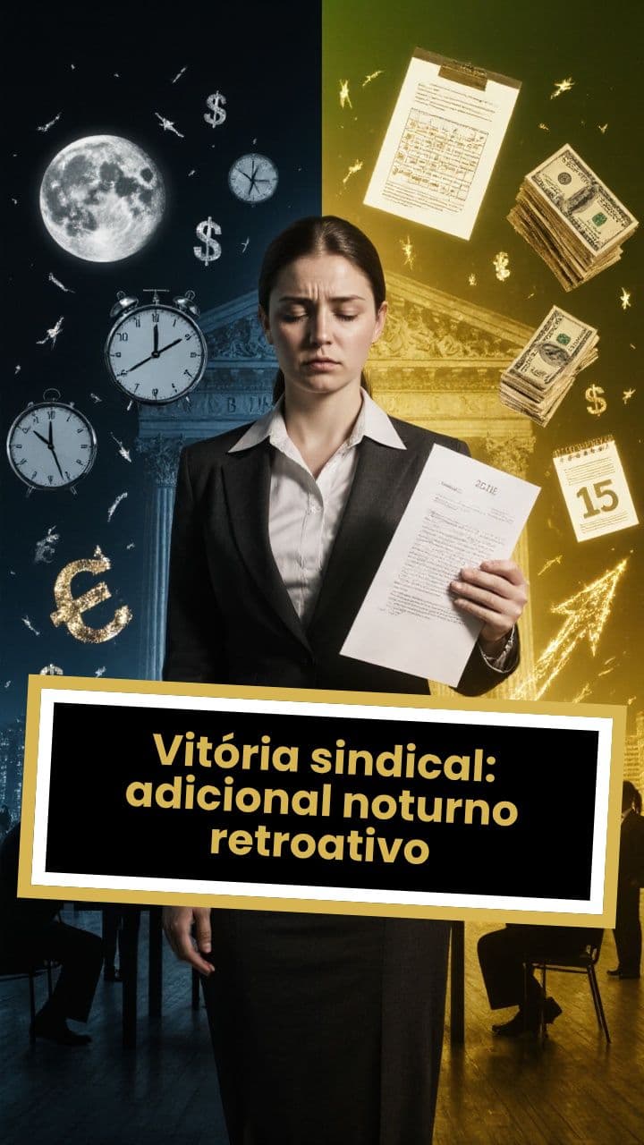 Vitória sindical: adicional noturno retroativo