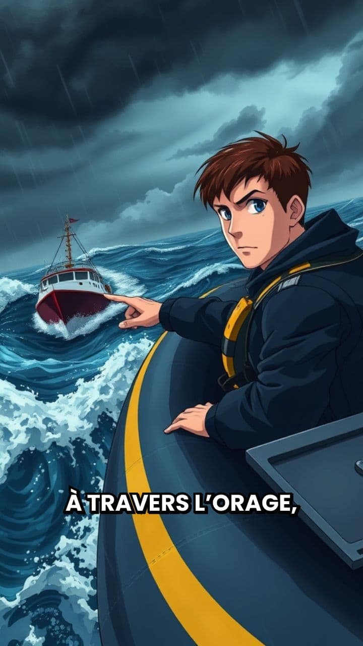 Secours en mer durant l'orage