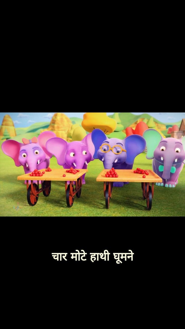 पांच हाथी और बंदर जाल