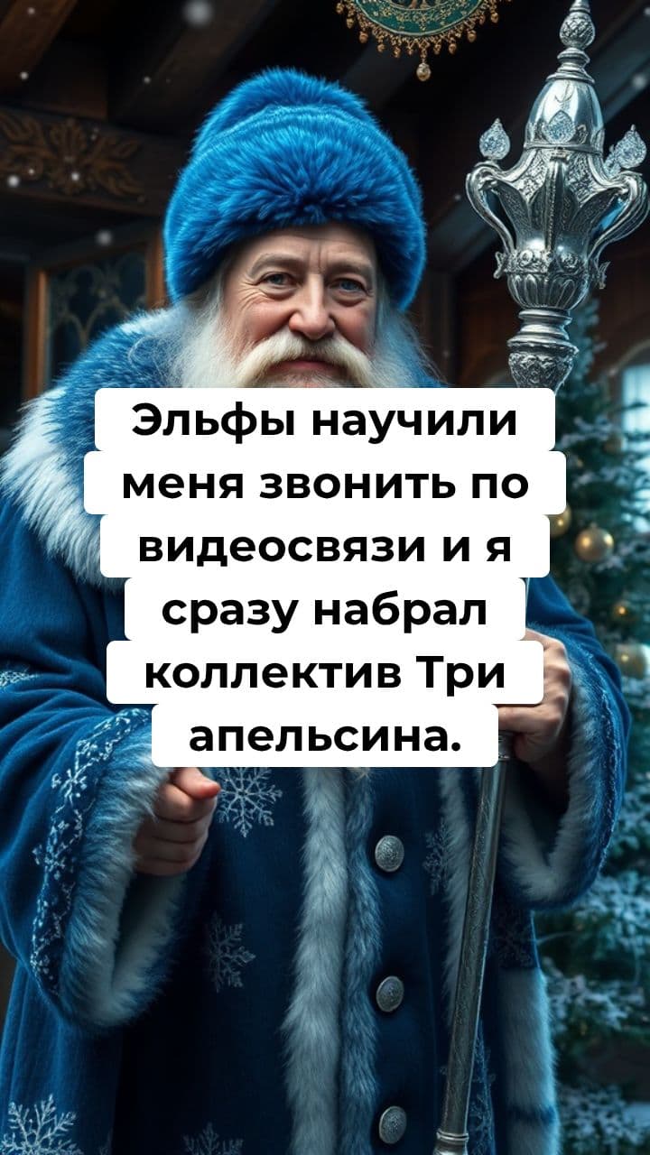 Новогоднее послание от Деда Мороза