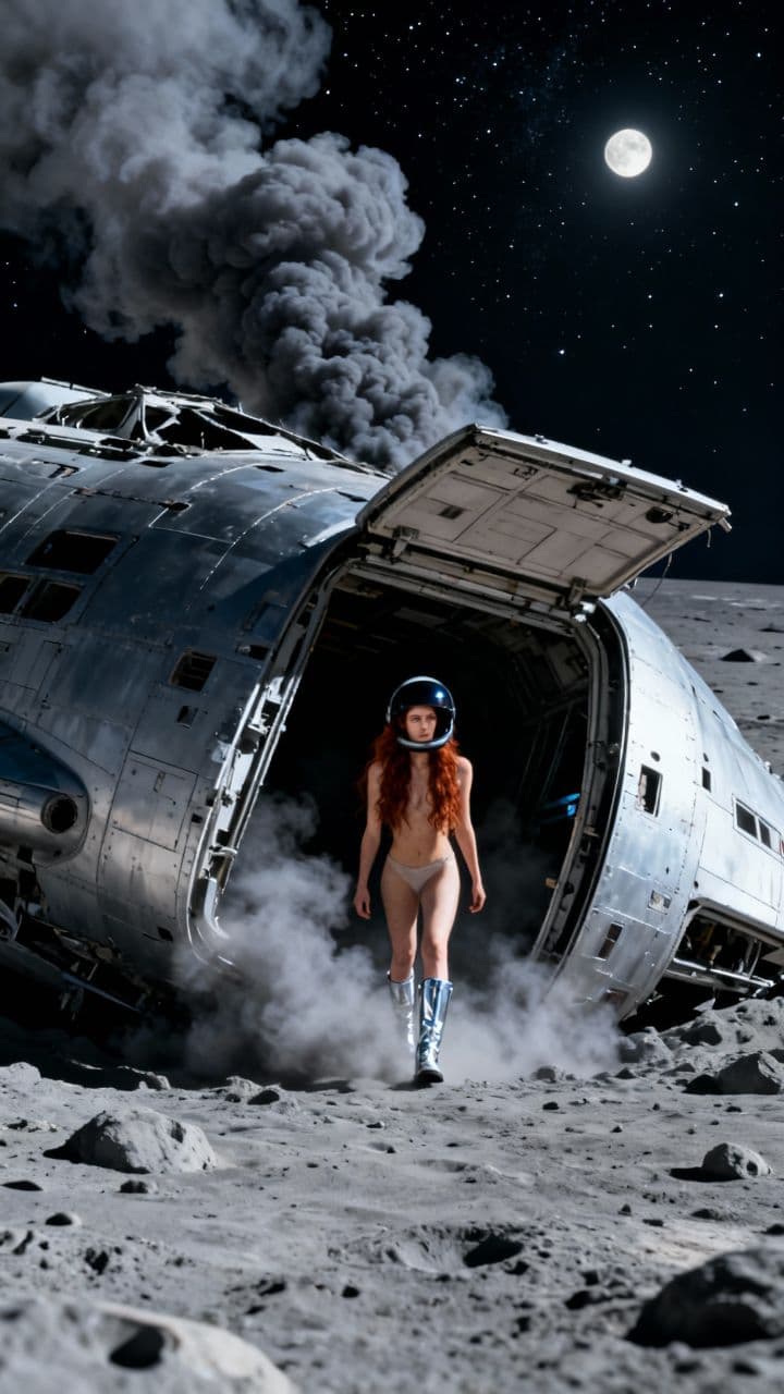 Stranded Moon Astronaut