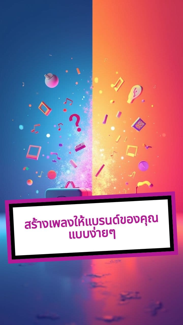 สร้างเพลงให้แบรนด์ของคุณแบบง่ายๆ