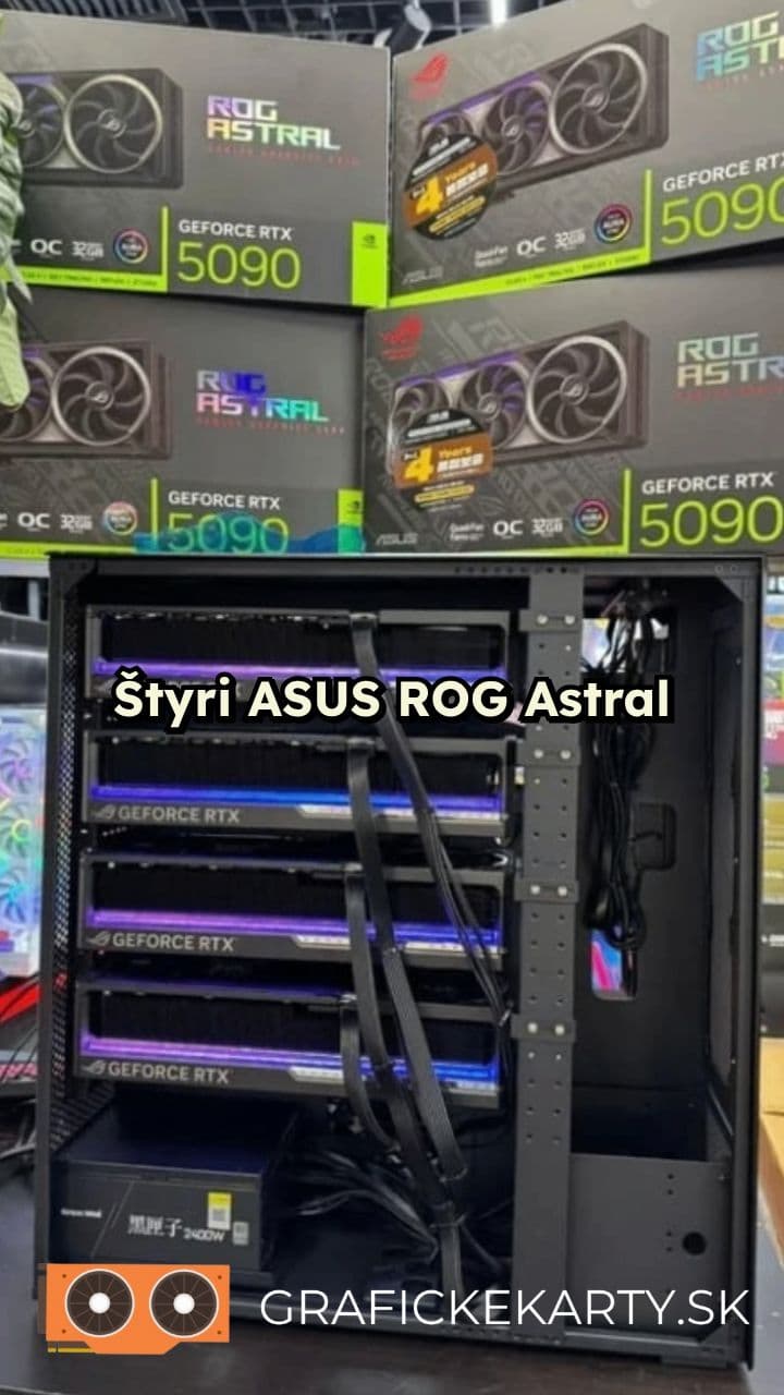 Ultimátna battlestation so štyrmi RTX 5090