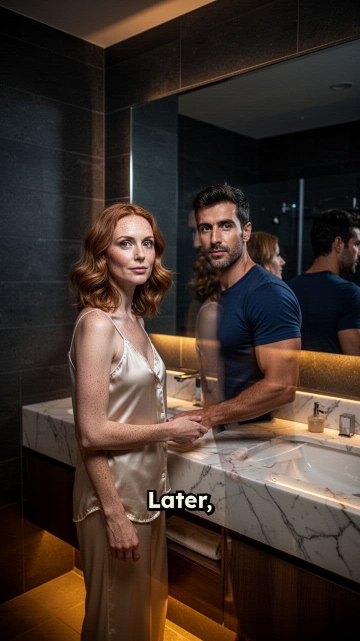 Toothpaste Kiss in the Mirror