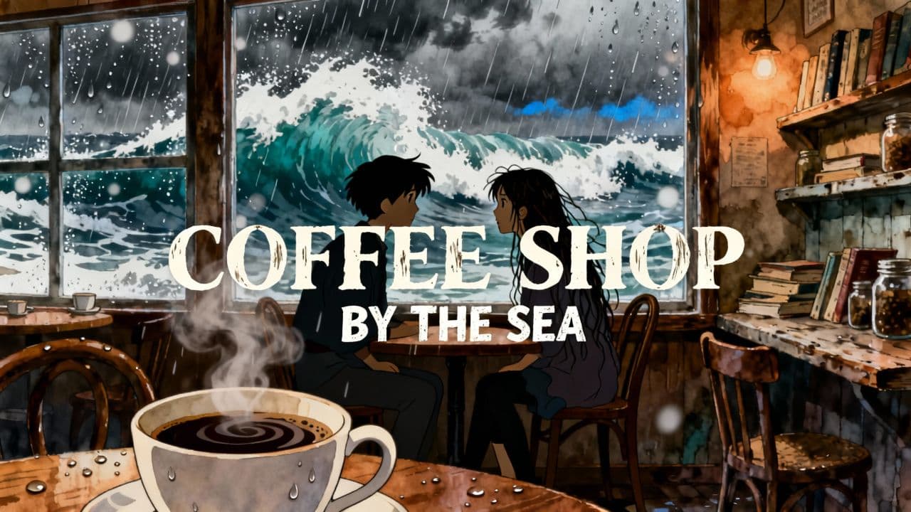 Coffee Shop by the Sea