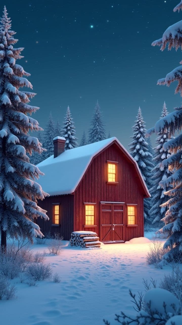 Sleigh Riding Christmas Glow