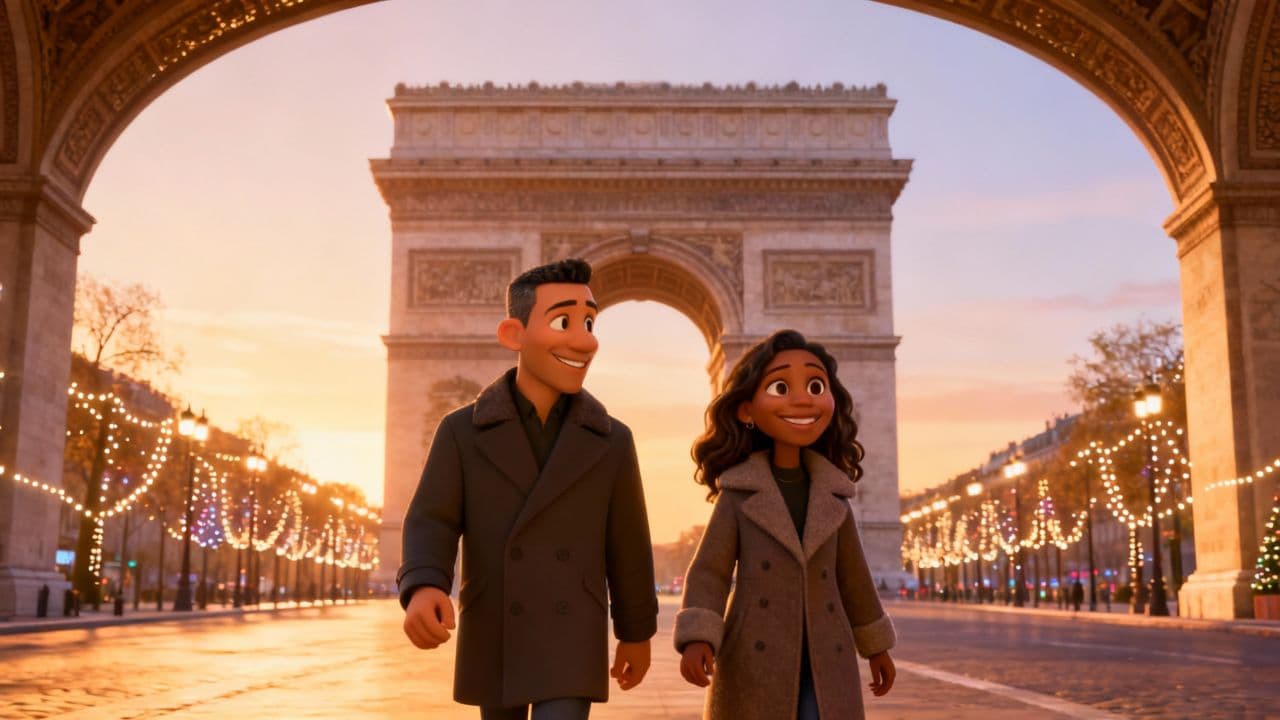 A Parisian Christmas Romance