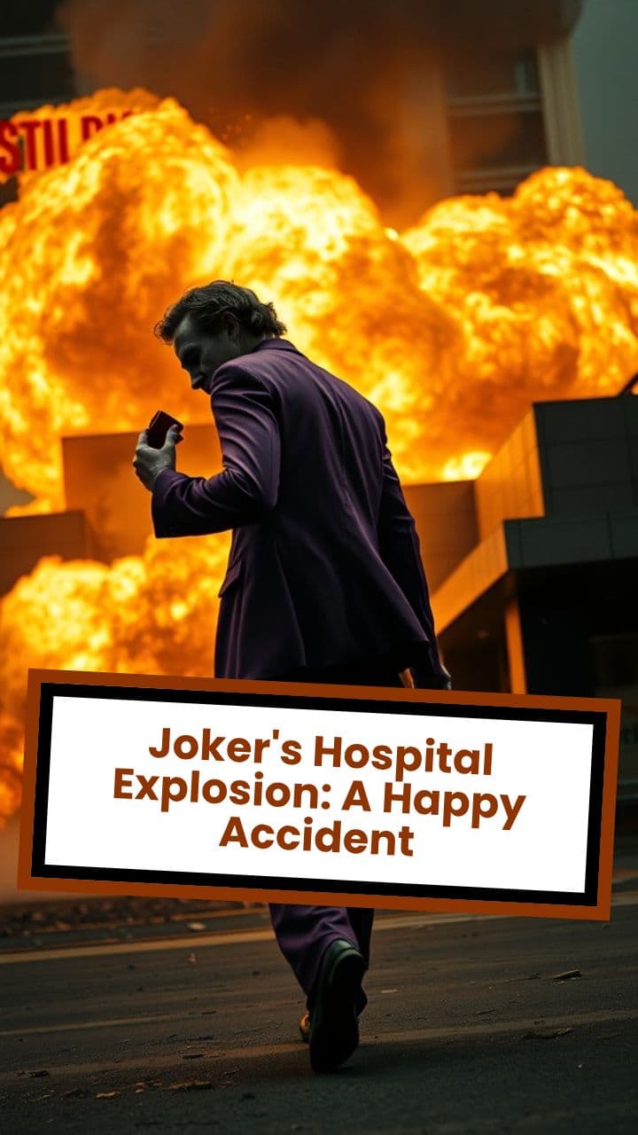 Joker's Hospital Explosion: A Happy Accident