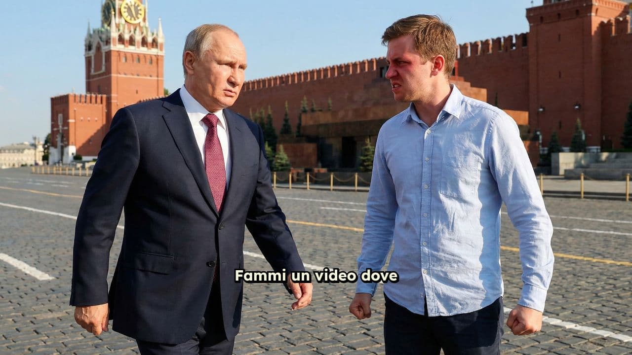 Putin incontra un cittadino arrabbiato