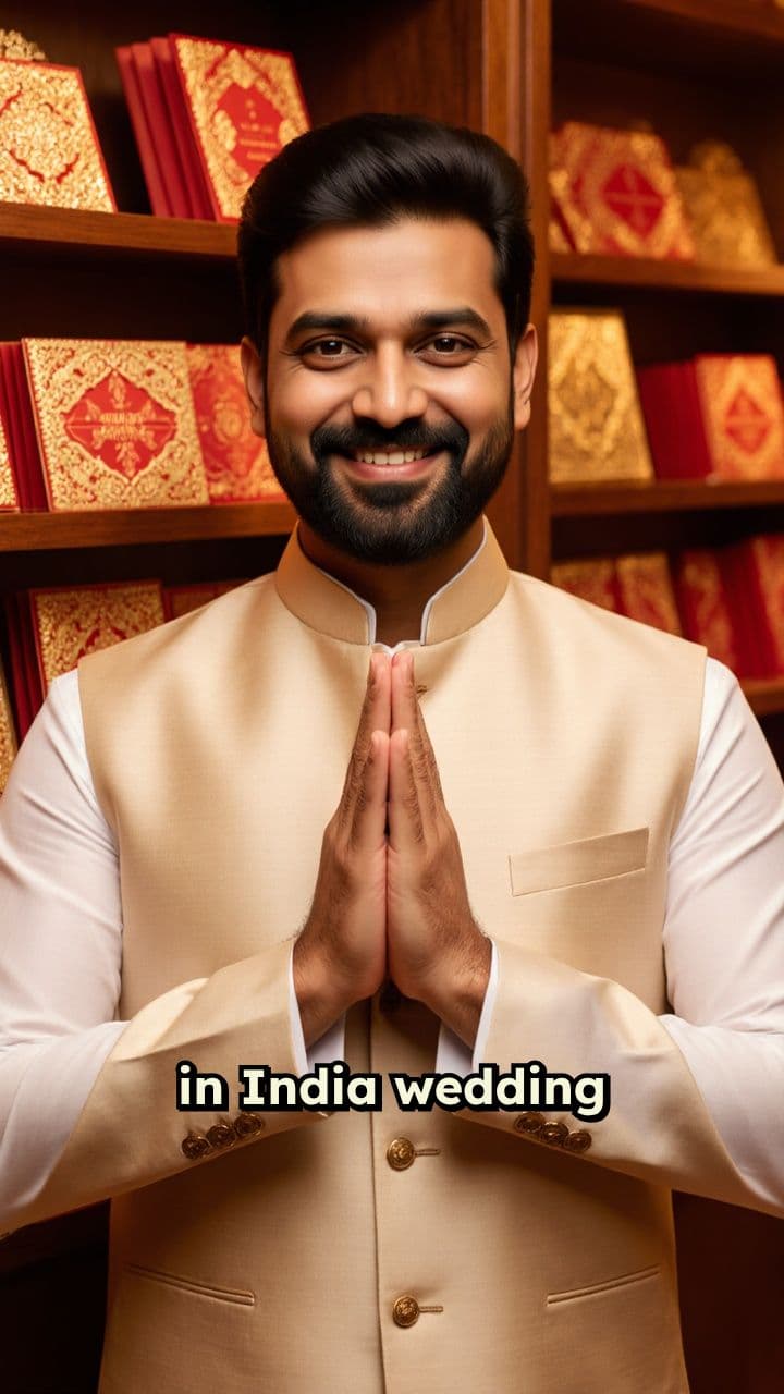 Warm Welcome at Indian Wedding Card Showroom