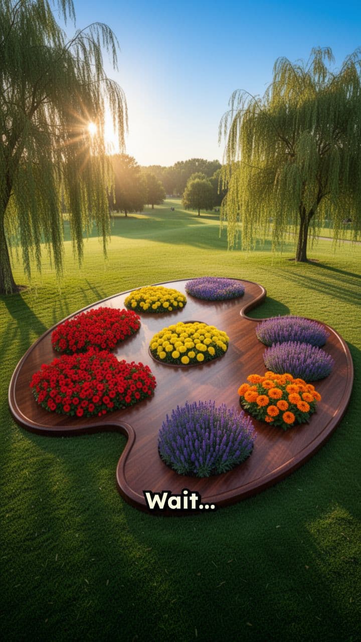 This Garden Looks Like a Color Palette!