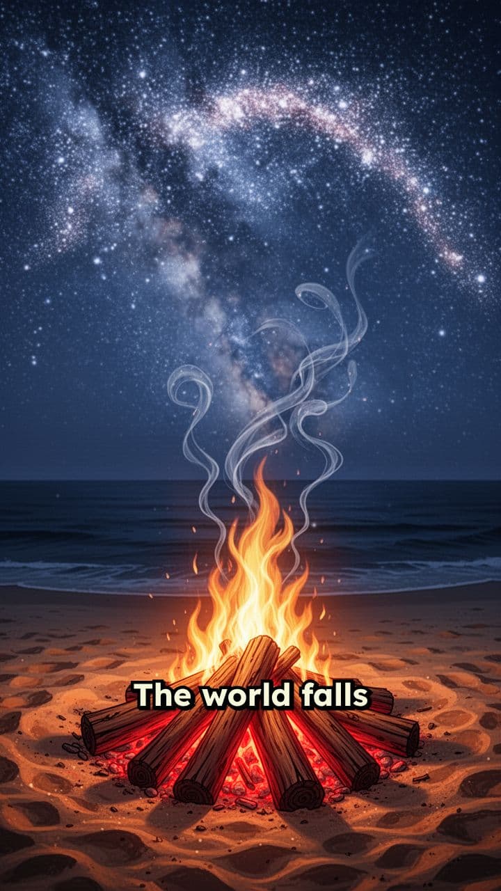 Starlit Beach Fire Sanctuary